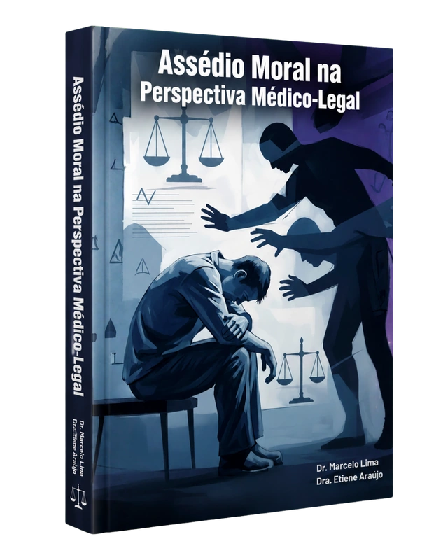 Mockup do e-book Assédio Moral na Perspectiva Médico-Jurídica