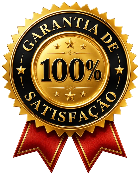 Garantia de 100% de satisfação
