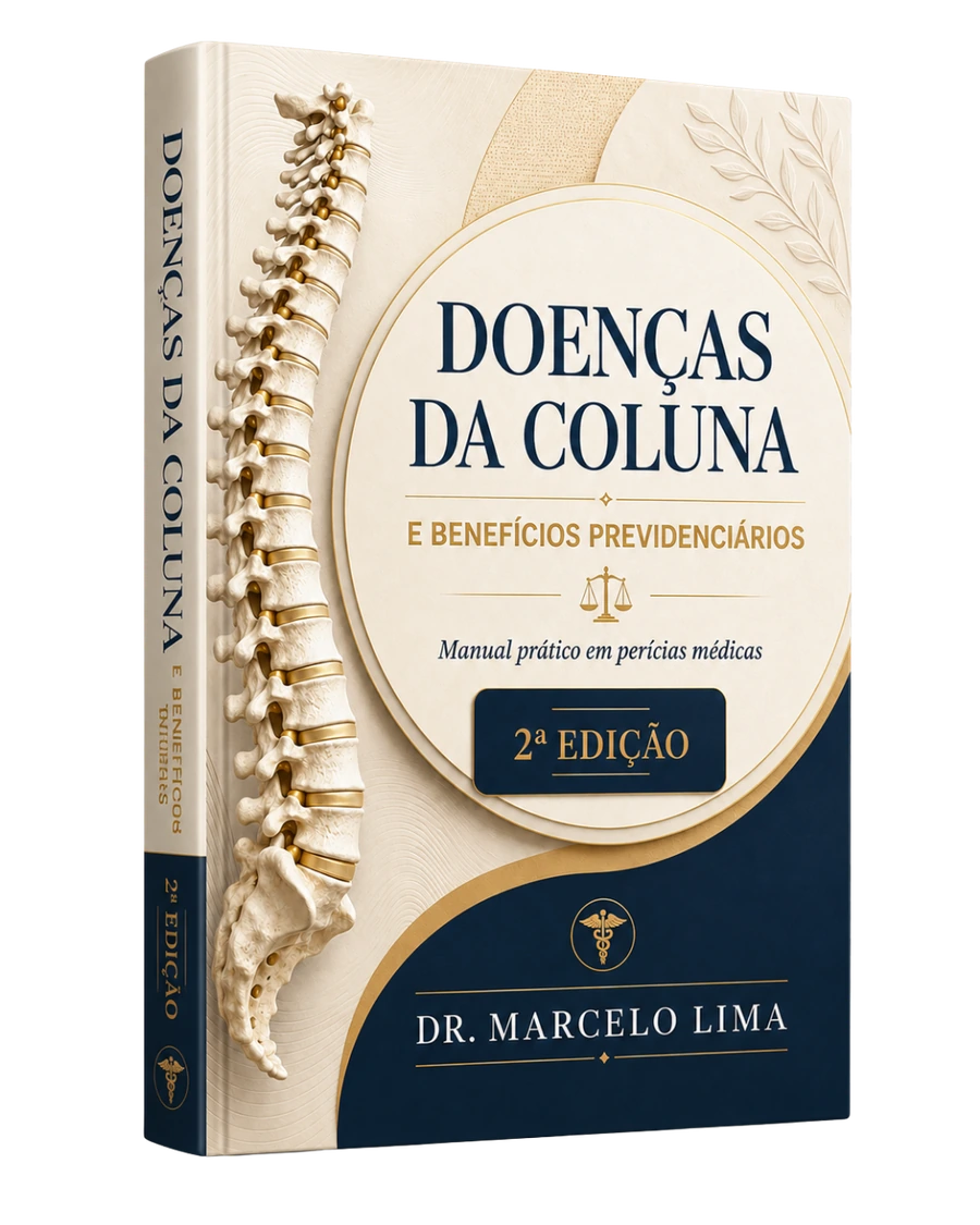 Capa do e-book Doenças da Coluna e Benefícios Previdenciários